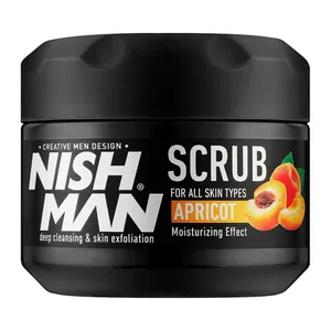 Crema Facial Exfoliante Nishman Albaricoque 300ml